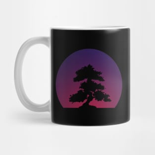 Purple Bonsai Sunset Mug